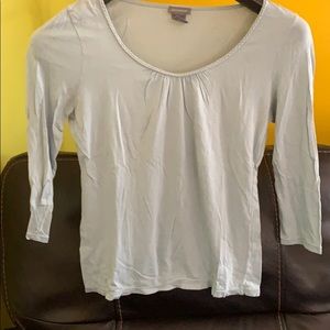 Ann Taylor blue long sleeved top